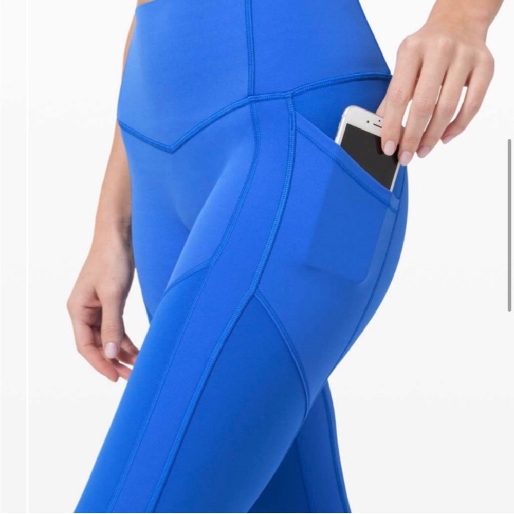Lululemon Wild Bluebell Leggings 28” Size 4 - Picture 10 of 11